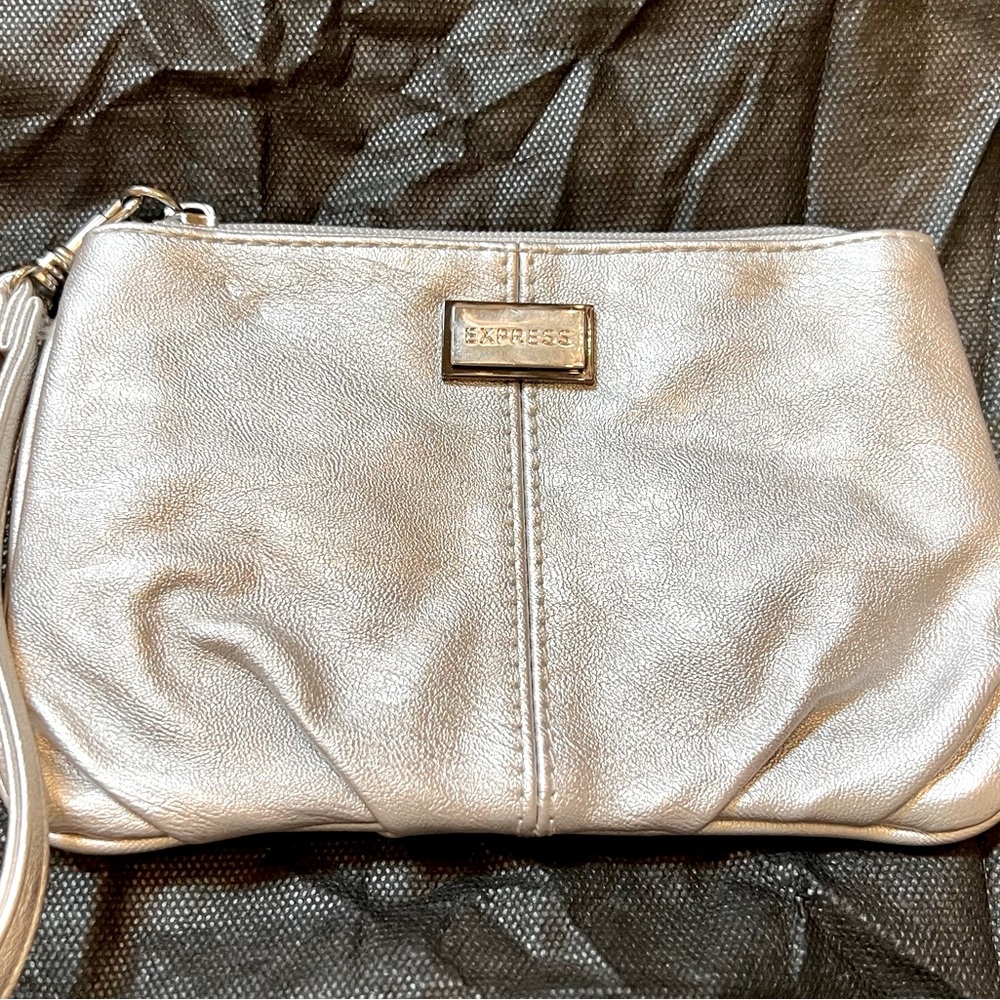 Express Silver Clutch